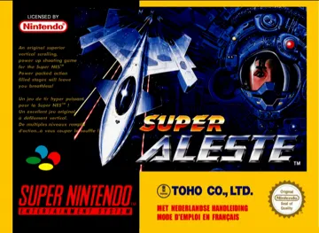 Super Aleste (Europe) box cover front